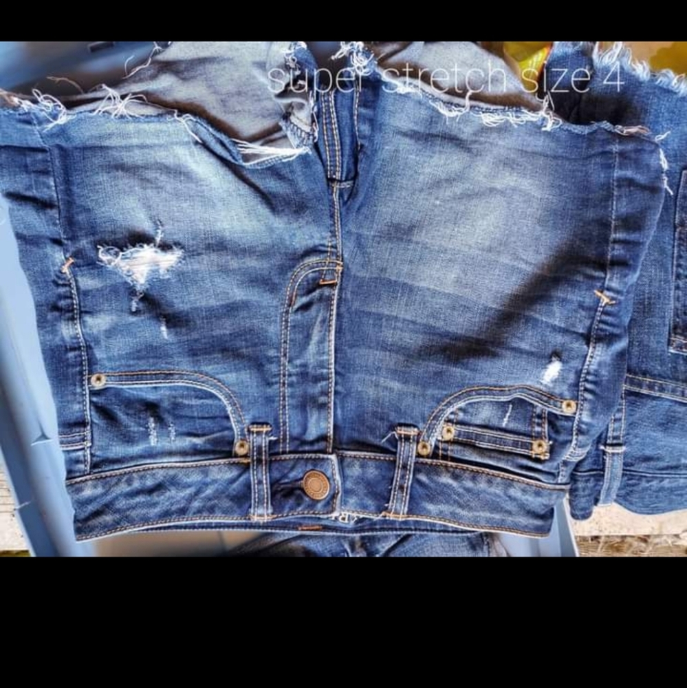 american eagle super stretch shorts